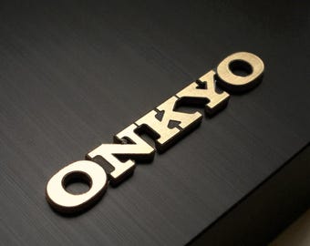 Logo - Laser geschnitten und graviert