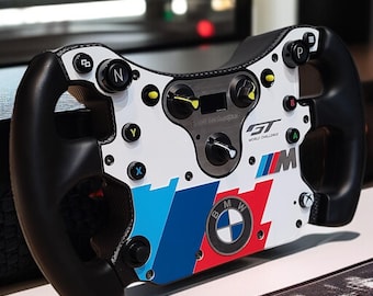 Placa 3D para volante FANATEC McLaren Gt3 - Versión BMW sim racig custom