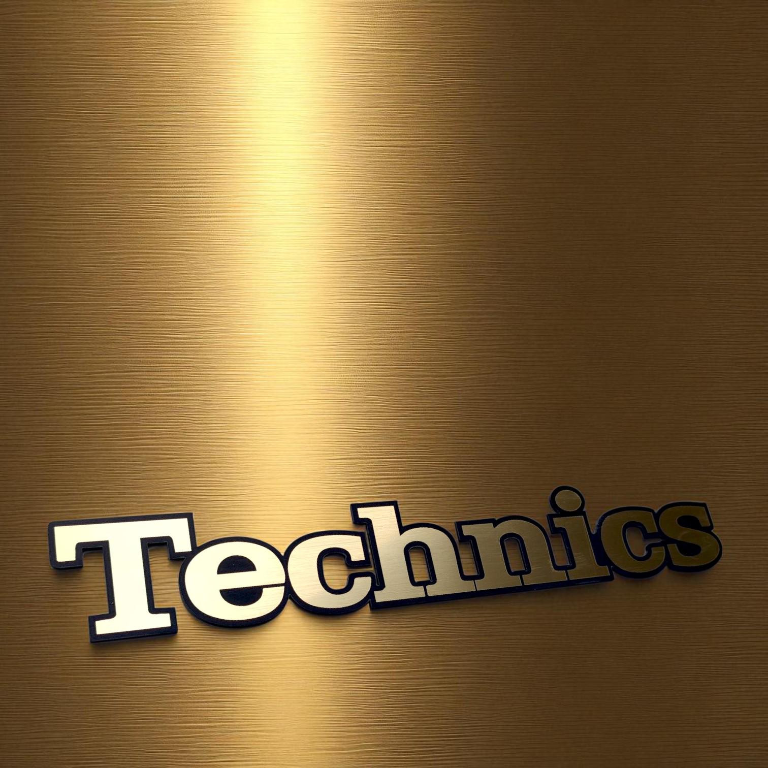 Technics Logo - Laser Cut & Engraved - Audio Gear Upgrade - Etsy