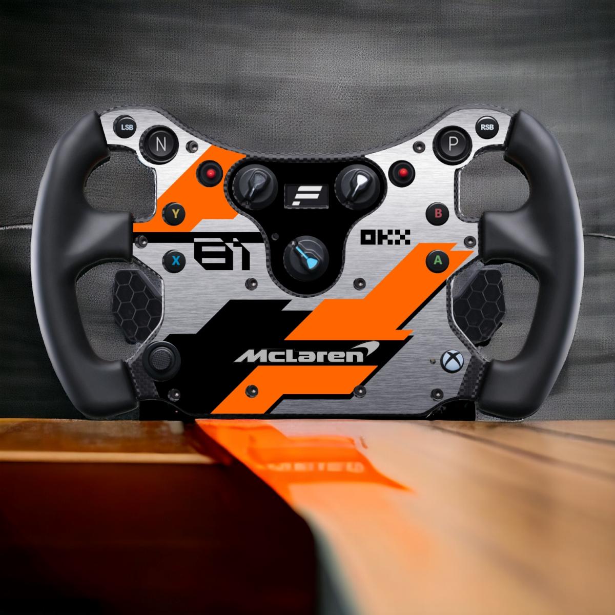 FANATEC Mclaren GT3 Wheel Plate: Custom Sim Racing Mod - Etsy