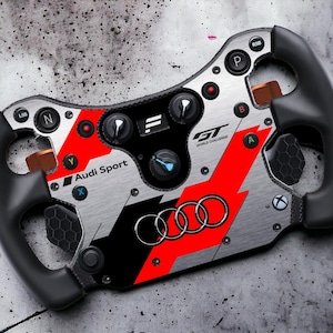 Plate For FANATEC McLaren Gt3 wheel - Audi version sim racig custom