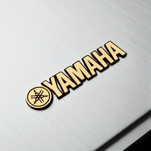 Yamaha Logo: Laser Cut Aluminum Emblem, Audio Restoration