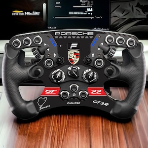 Plate For FANATEC formula V2/2.5 wheel - Porsche version sim racig custom