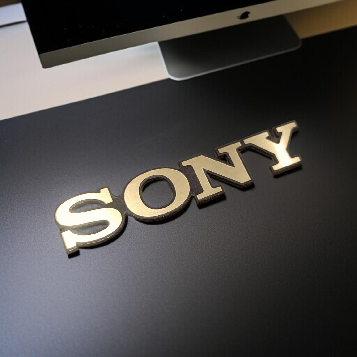 Laser Cut SONY Logo: Aluminum, Gold, Black, White - Audio Upgrade - Etsy, image size:1512x1512