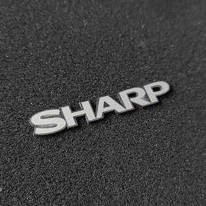 SHARP Logo: Laser Cut Engraved Audio Emblem