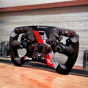 Plate For FANATEC formula V2/2.5 wheel - Audi 48 version sim racig custom