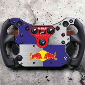 3D Plate for FANATEC McLaren GT3 Wheel: Red Bull Sim Racing