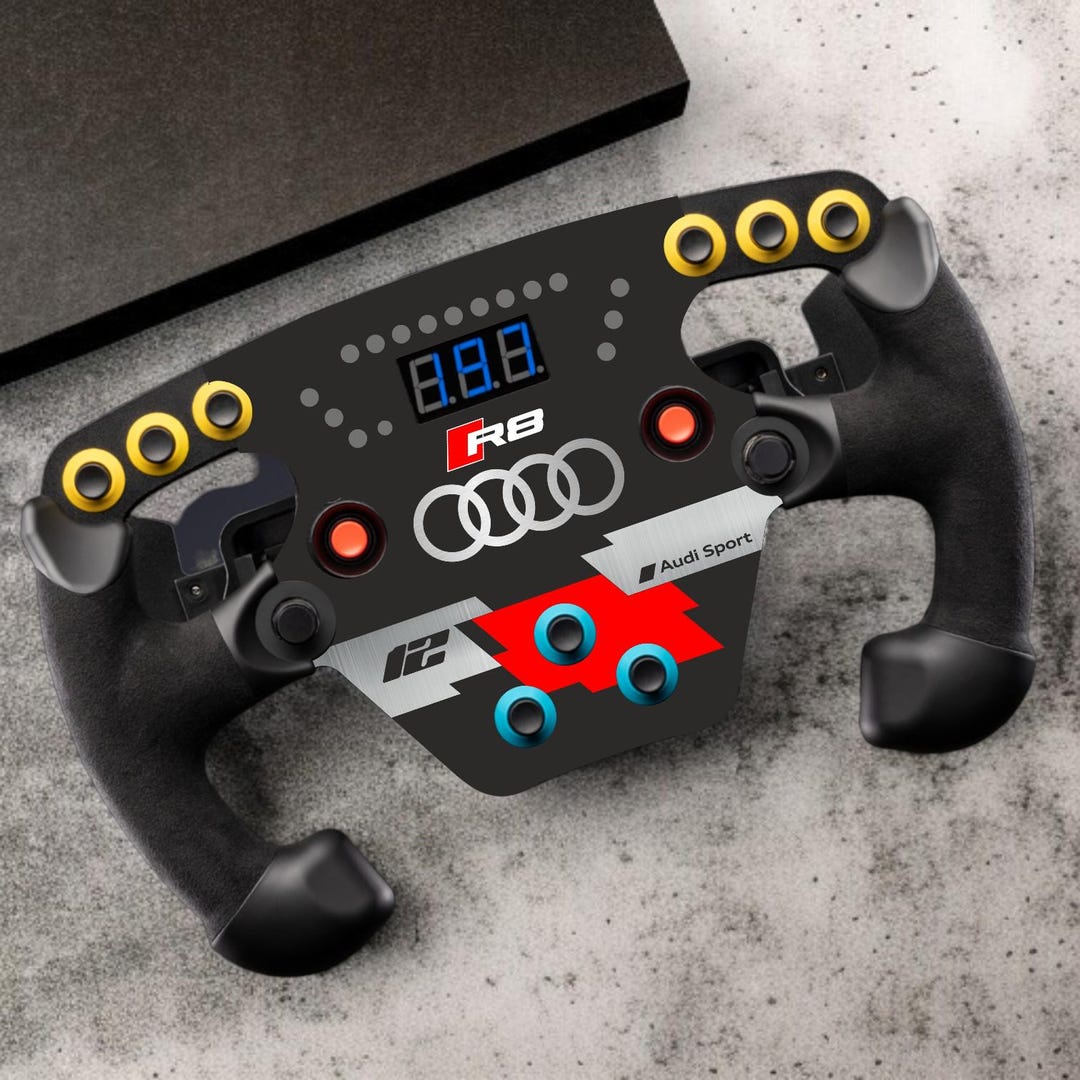 FANATEC F1 Wheel Plate: Audi R8 Sim Racing Customization - Etsy