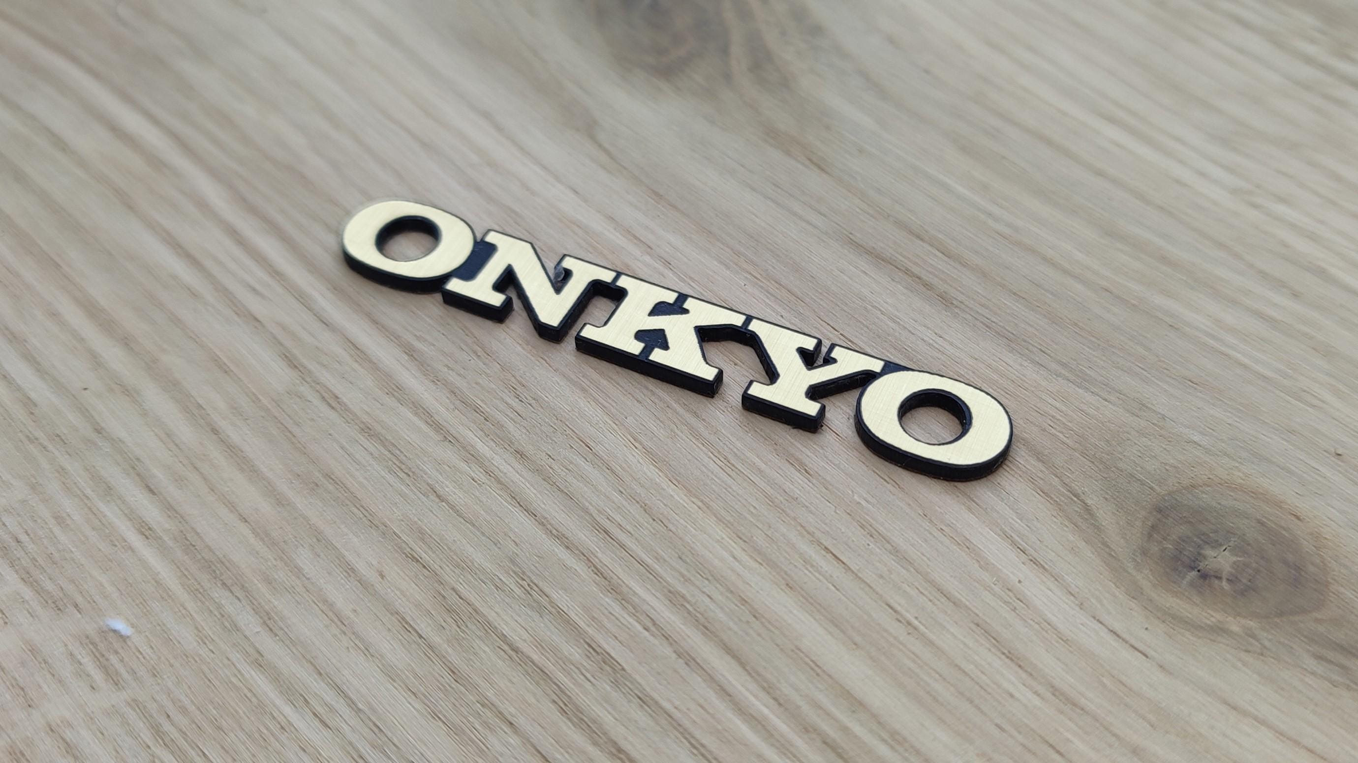 ONKYO Logo: Laser Cut Engraved Audio Emblem - Etsy