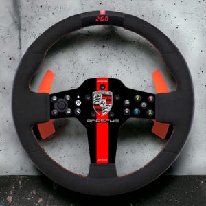 Plate For Fanatec CSL WRC V1P2 - Porsche version sim racig custom