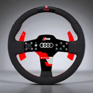 Plate For Fanatec CSL WRC V1P2 - Audi R8 version sim racig custom