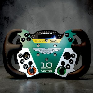 FANATEC GT3 Endurance-stuurplaat - sticker Aston Martin Sim Racing