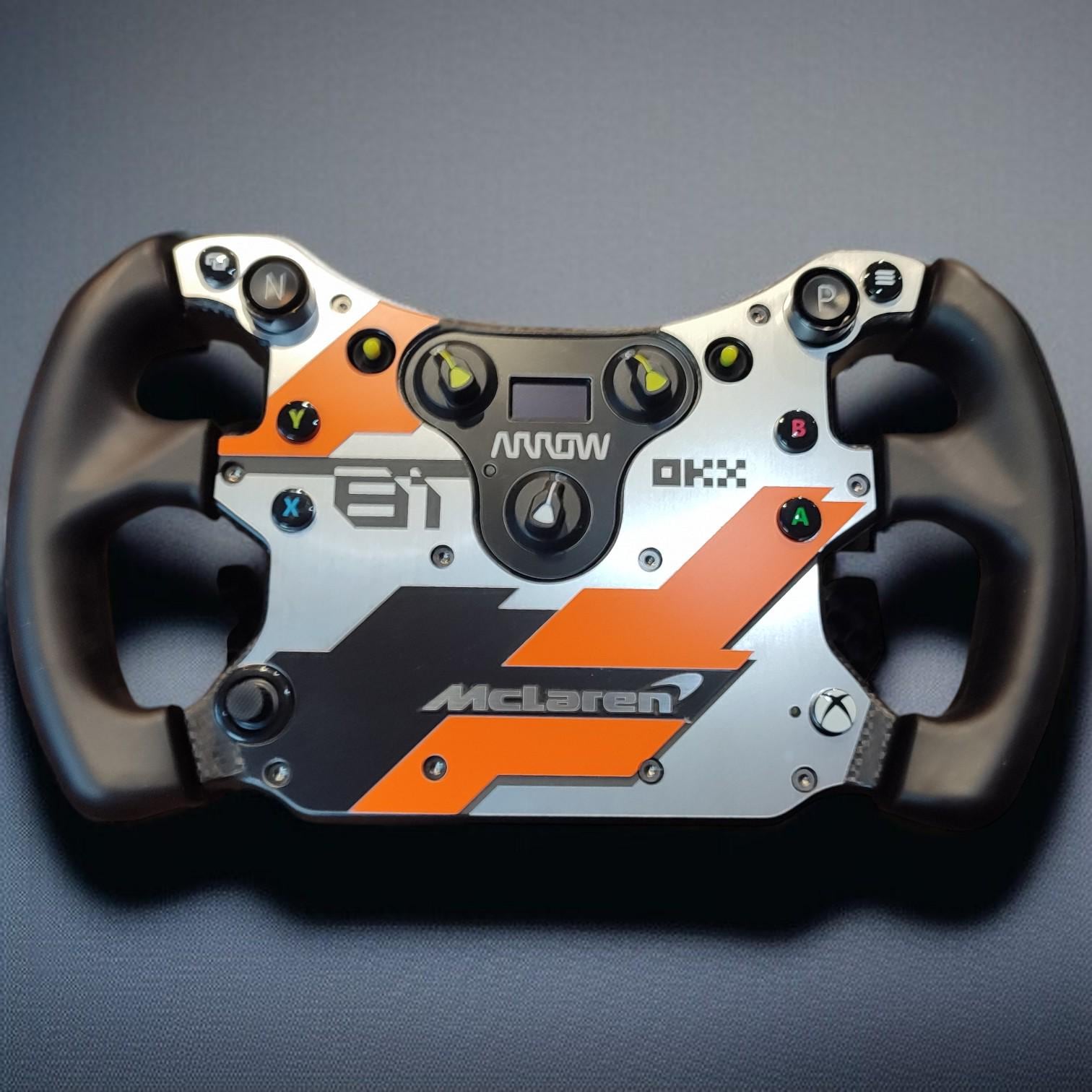 FANATEC Mclaren GT3 Wheel Plate: Custom Sim Racing Mod - Etsy