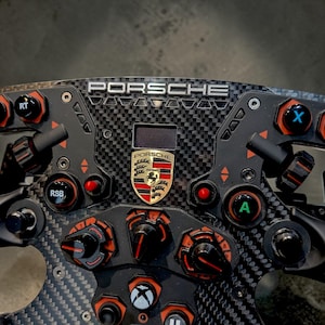 Placa para volante FANATEC Formula V2/2.5 - Versión pequeña color carbono Porsche Sim Racing Custom