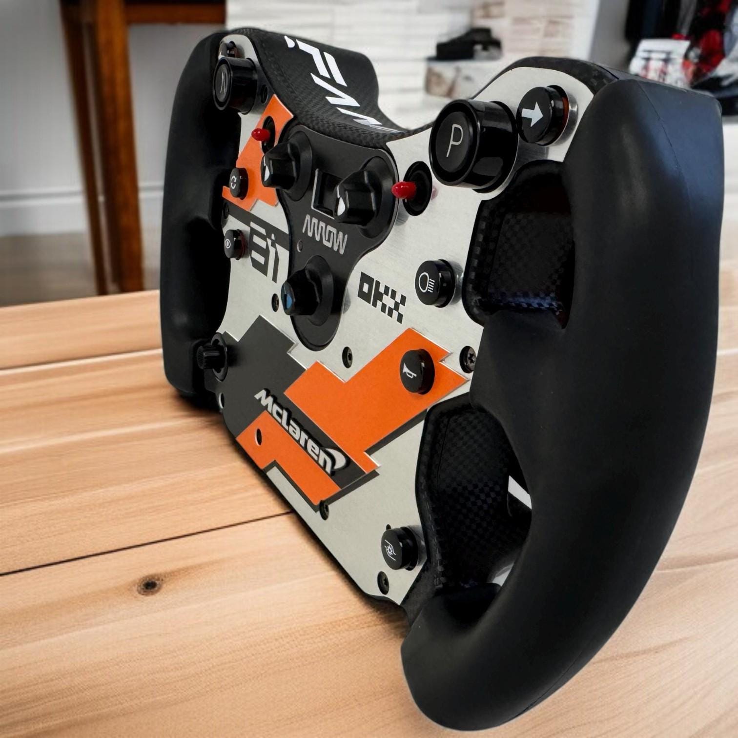 FANATEC Mclaren GT3 Wheel Plate: Custom Sim Racing Mod - Etsy