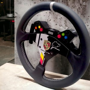 Plate 3D for FANATEC R320  wheel - Porsche version sim racig custom