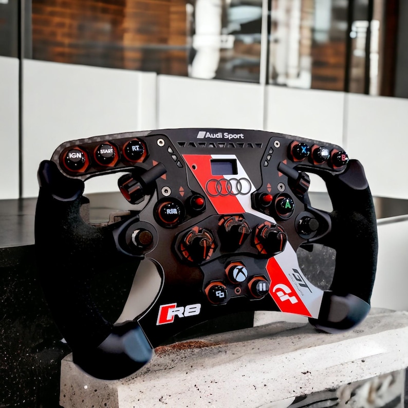 Plate for FANATEC Formula V2/2.5 Wheel - Audi R8 Version Sim Racig ...