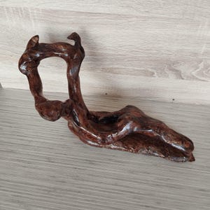 Driftwood Figure - Natural Driftwood Sculpture – Unique Coastal Home Decor – Organic Wood Art - Driftwood Home Gift