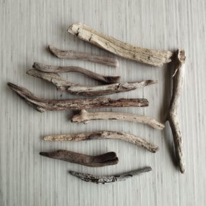 20 Small Driftwood Unique Pieces, Driftwood Chunks, Driftwood Sticks, Driftwood Mix, Freshwater Driftwood for Aquariums, Sea Wood Chunks
