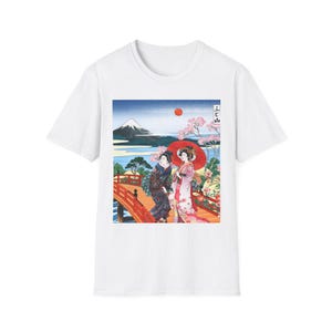 Tee Shirt Japanese Art T-Shirt Unisex Soft Tee Shirt Graphic Tee T-Shirt Cultural Fashion Tee Shirt Spring Outfit T-Shirt Gift Idea
