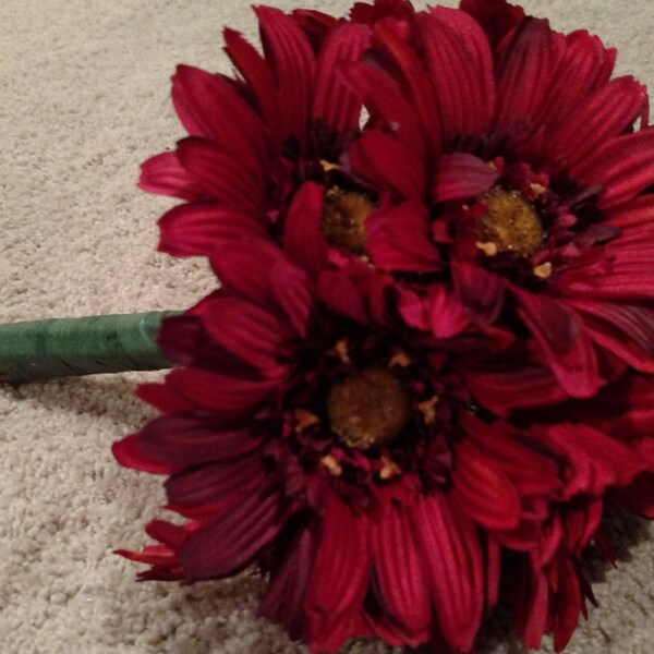 Daisy Bridal Bouquet Etsy