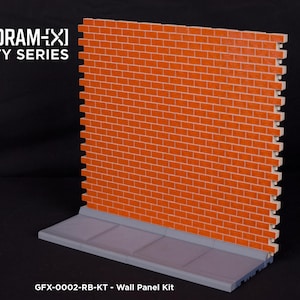 Wall Panel Expansion Kit - Dioram-X: City Series - 1/12 Scale Modular Diorama System