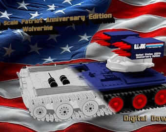 Wolverine Patriot Edition Tank – Schaal 1/12 – Classified Series (GI Joe) – Digitale STL