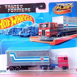 OPTIMUS PRIME Transformers, Hot Wheels Track Fleet 1:64, (Första utgåvan)