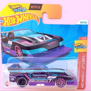 GT-SCORCHER, hotwheels Let's Race, korte kaart, 89/250