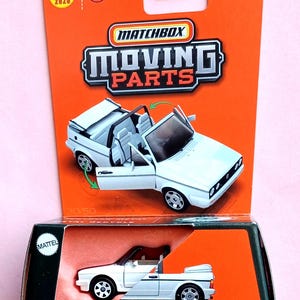 1987 VOLKSWAGEN GOLF MK1 CABRIOLET, Matchbox moving parts, 1:64 (First Release)
