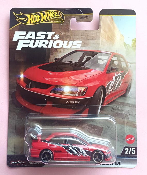 Mitsubishi LANCER EVOLUTION IX, Fast & Furious, Hot Wheels, 1:64