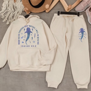 Whale Shark Hoodie, Beachy Hoodie, Shark Sweatpants, Jesus Hoodie, Beachy Sweatshirt, Beachy Hoodies Summer Set, Whaleshark Hoodie