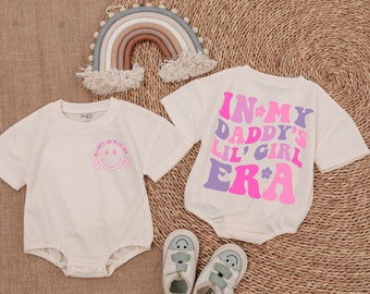 My Daddy's Girl Era Romper, Daddy & Me Bodysuit , Daddy's Girl Shirt , Romper for Baby Girl, Baby Girl Outfit, Gift For Baby Girl