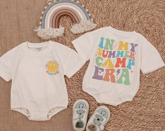 In My Summer Camp Era Newborn Outfit, Camping Family Shirt, Camping Crew, Camp Lover Baby Romper, Newborn Clothes, Summer Baby Outfit