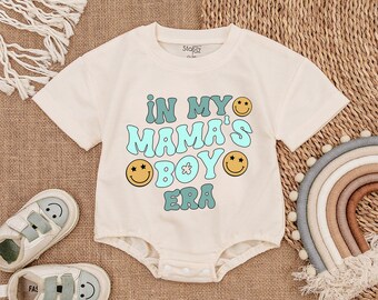 My Mama's Boy Era Romper, Mama's Little Man Bodysuit , Mama's Boy Shirt , Romper for Baby Boy, Baby Boy Outfit, Gift For Baby Boy