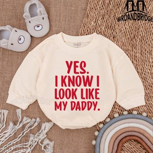 Yes daddy pj romper sale