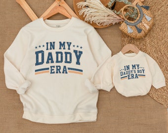 Dad and Son Sweatshirt, Daddy and me Outfit, Father's Day and Baby Bodysuit, Baby Shower Gift,Father's Day Shirts, 1st Father's Day Gift