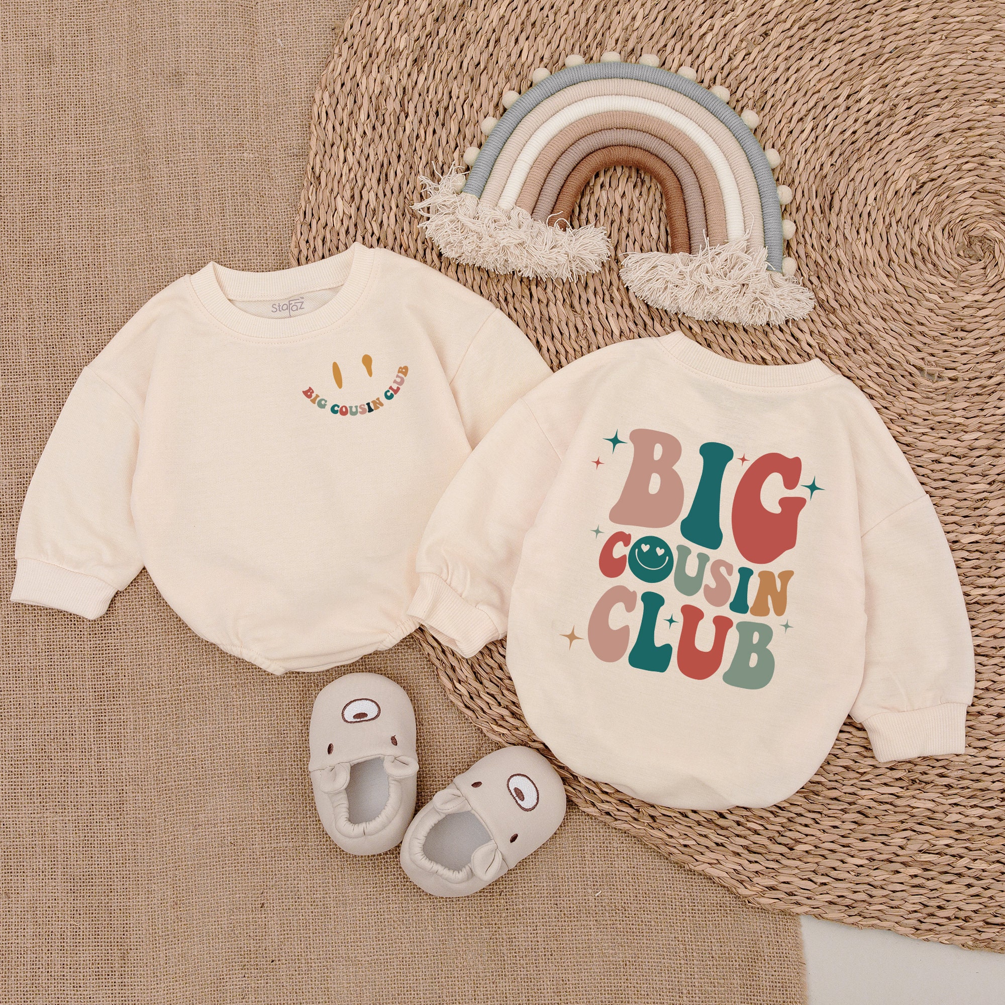 Big Cousin Club Shirt, Baby  Romper, Baby Sweater, Matching Cousin Shirt ,Baby  Outfit, Baby Girl Outfit, Baby Announcement