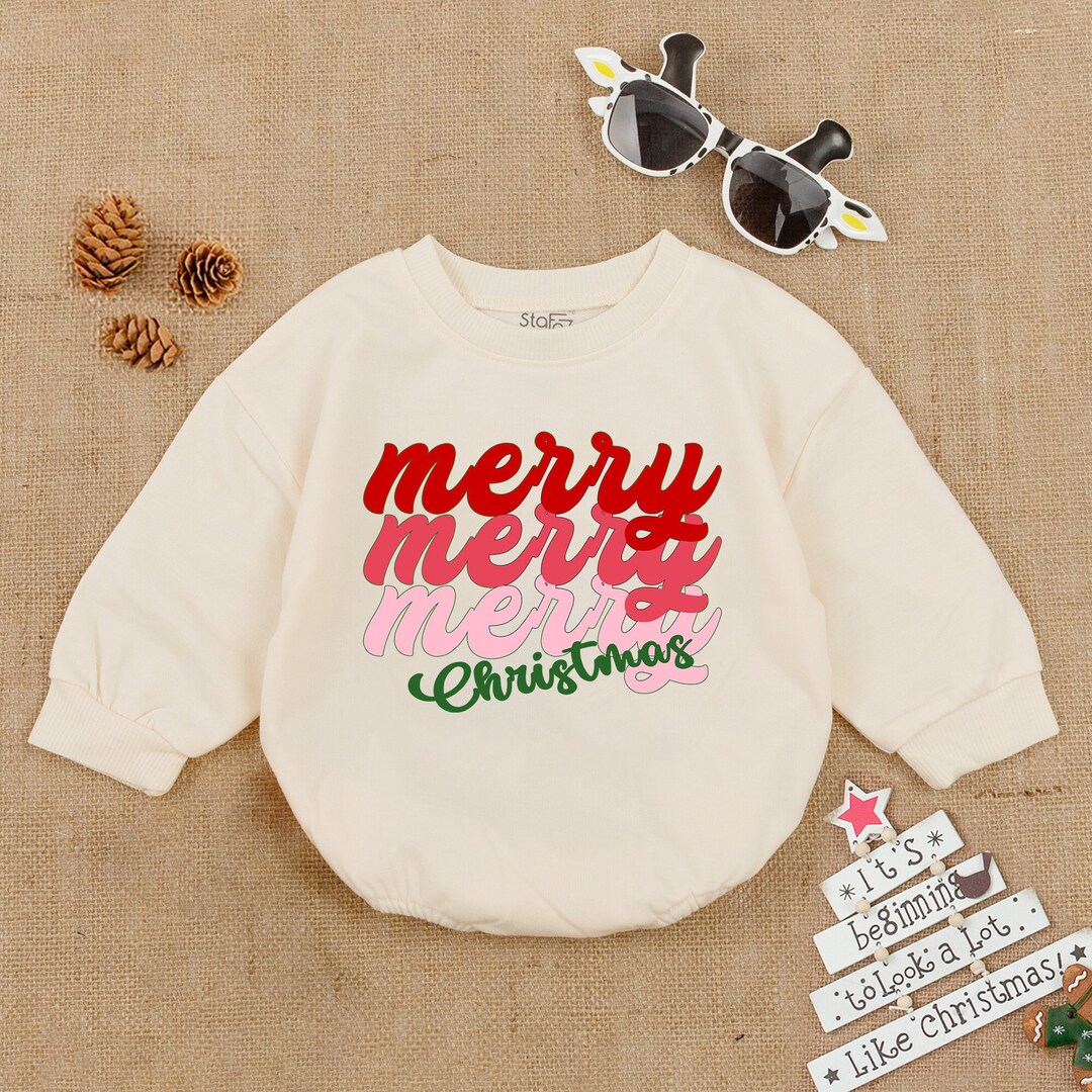 Babyhug 100% Cotton Full Sleeves Rompers Christmas Theme Pack of 2 - Multicolour main image 0