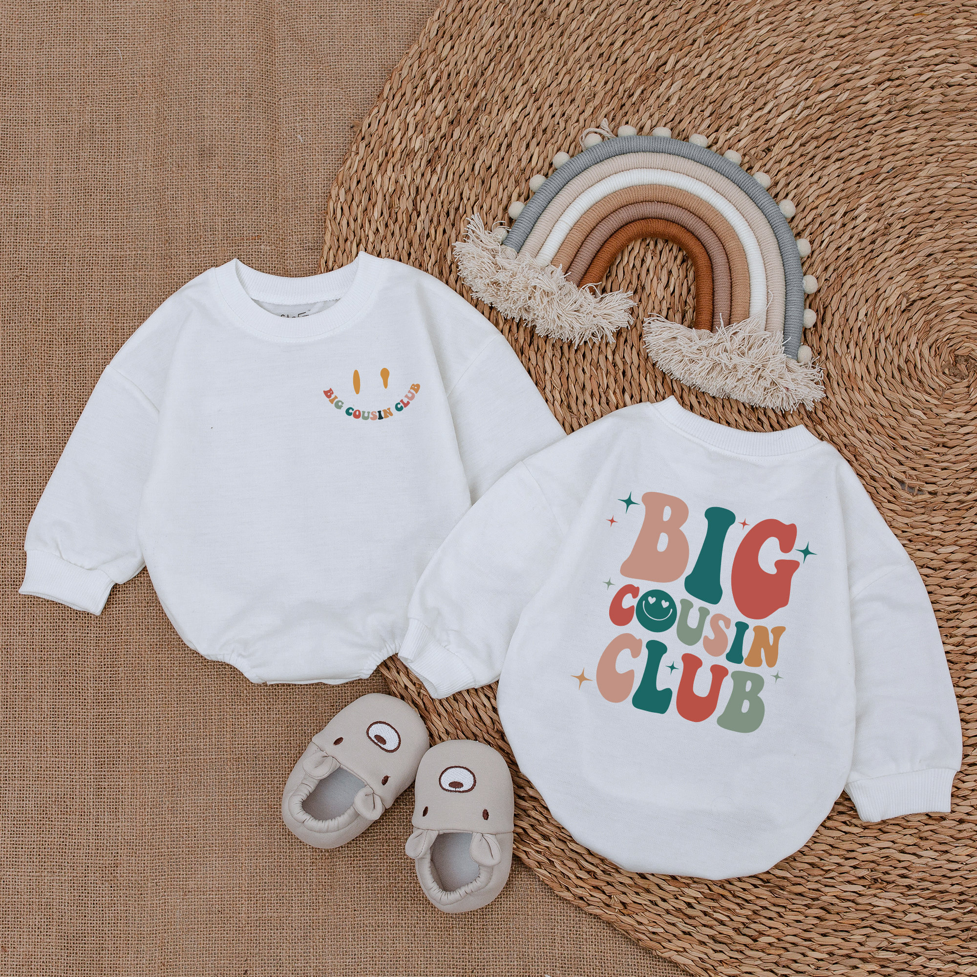 Big Cousin Club Shirt, Baby  Romper, Baby Sweater, Matching Cousin Shirt ,Baby  Outfit, Baby Girl Outfit, Baby Announcement
