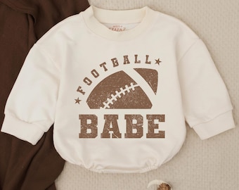 Oversized Baby Romper,Football Babe Jumpsuit, Football Baby Shower, Daddy's Girl Romper, Baby Girl Boy,Toddler Sweater