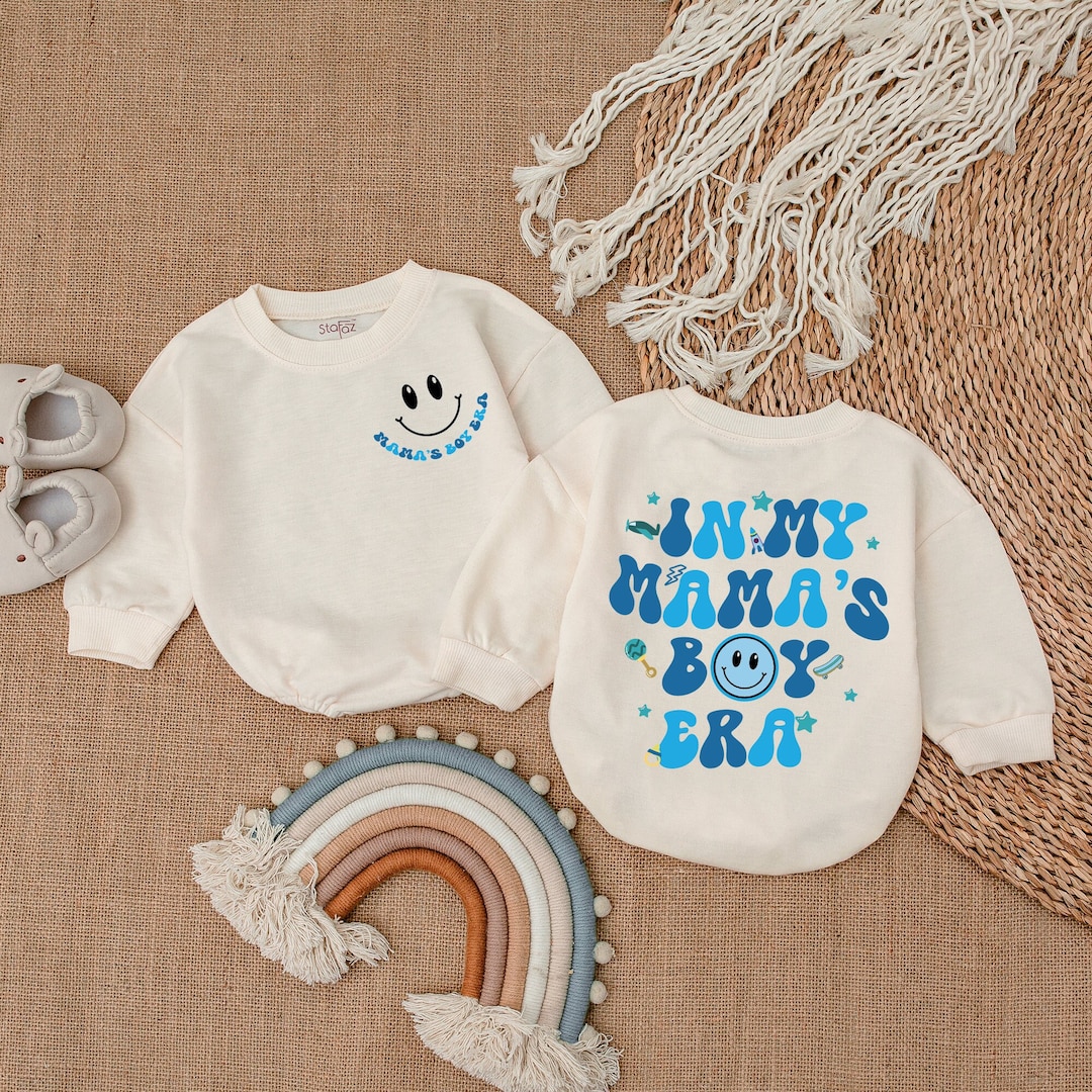 My Mama's Boy Era Romper, Mama's Little Man Bodysuit , Mama's Boy Shirt