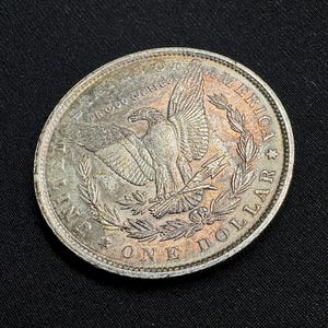 1888 P Morgan Silver Dollar  - Nice Toning  -AU   Lot #720