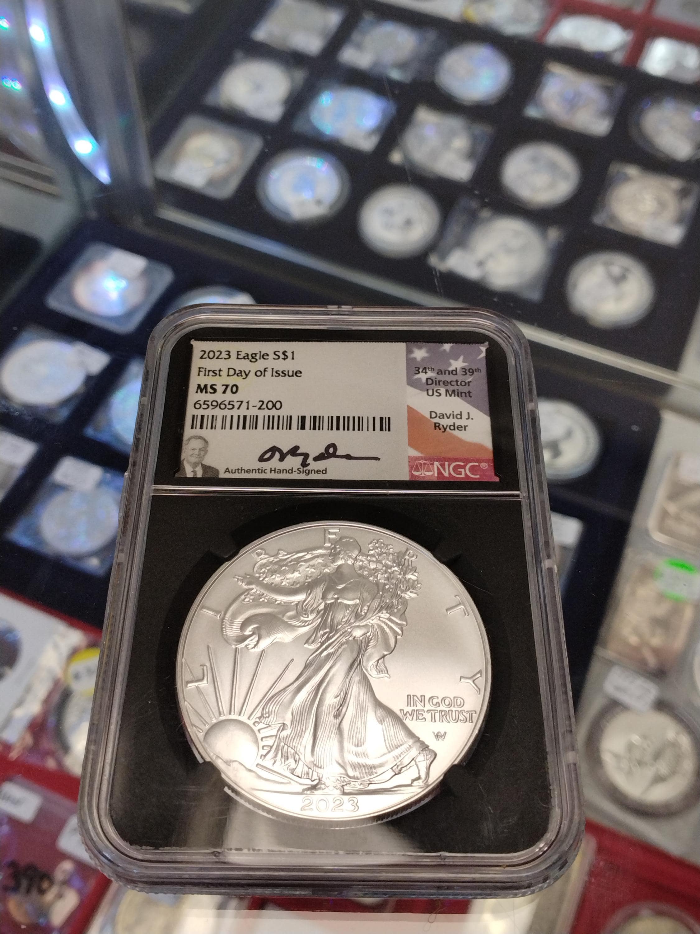 Silver Eagle 2023 Ms70 - Etsy