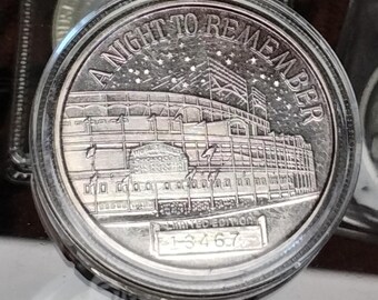 珍品　1988 Chicago Board of Trade 銀貨 1オンス 8-8-1988 1 Ounce 999 Silver - A Night to Remember - Chicago Cubs