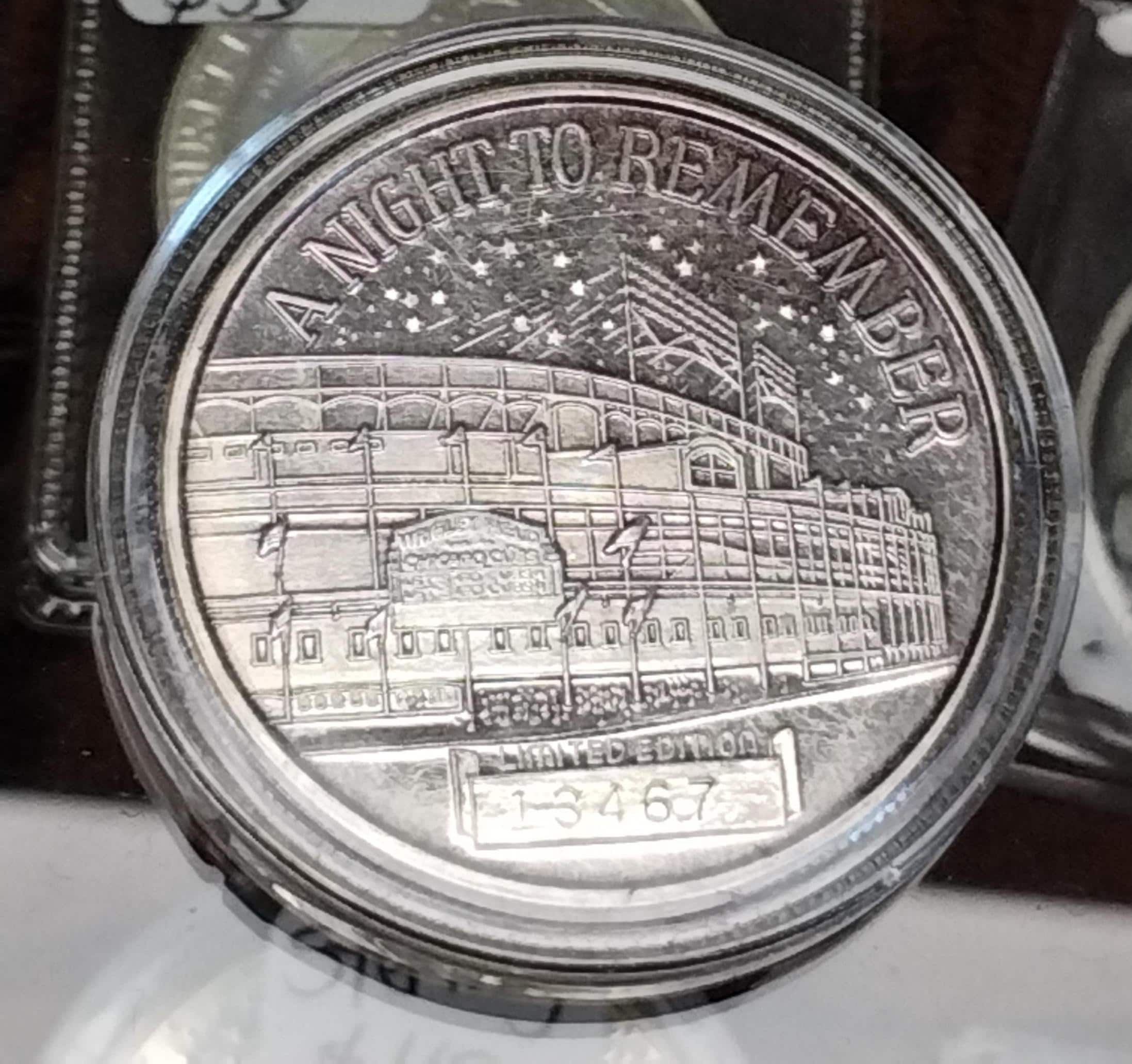 8-8-1988 1 Ounce 999 Silver - A Night to Remember - Chicago Cubs