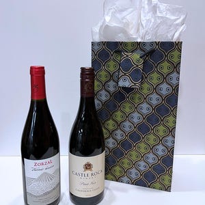 Pack of 4 Handcrafted Double Wine Bottle Gift Bags (Double Bottle - Assorted)