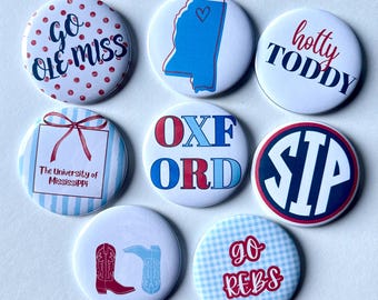 Ole Miss Buttons