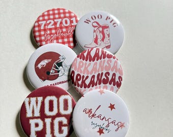 University of Arkansas Buttons