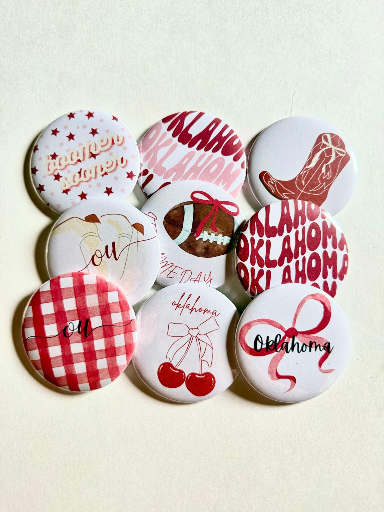 University of Oklahoma Buttons